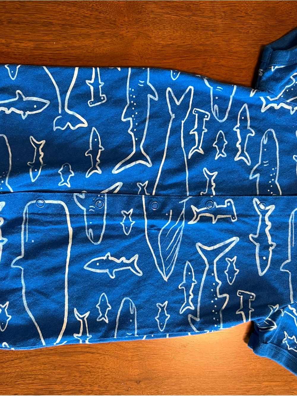 Carter's Blue Shark Print One-Piece